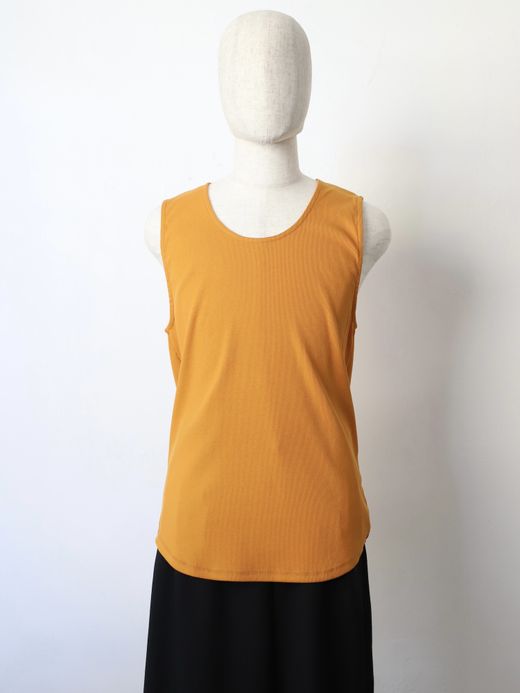 AMBERGLEAM STRETCH RIB TANKTOP / 3colors