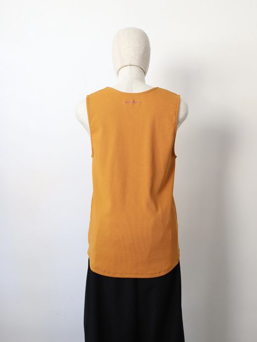 AMBERGLEAM STRETCH RIB TANKTOP / 3colors