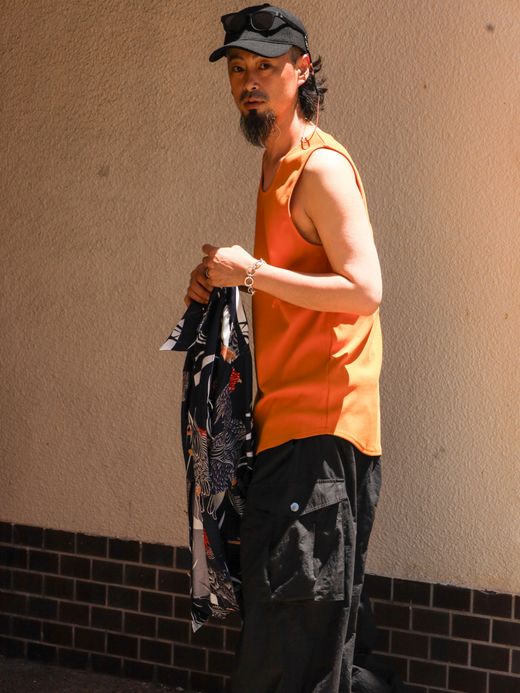 AMBERGLEAM STRETCH RIB TANKTOP / 3colors