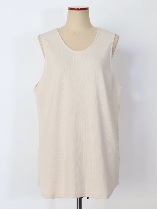 AMBERGLEAM STRETCH RIB TANKTOP / 3colors