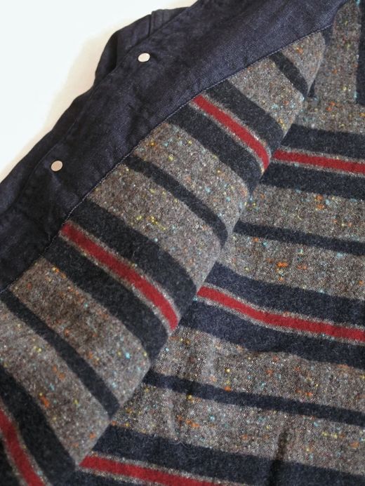 ANACHRONORM BLANKET COVERALL SHIRTS Ⅱ / Indigo