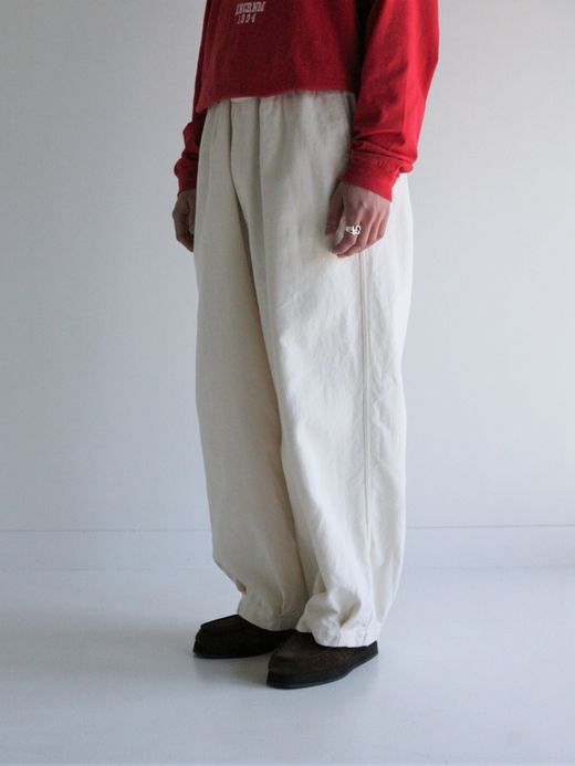 ANACHRONORM HEM TUCK EASY PANTS / Kinari