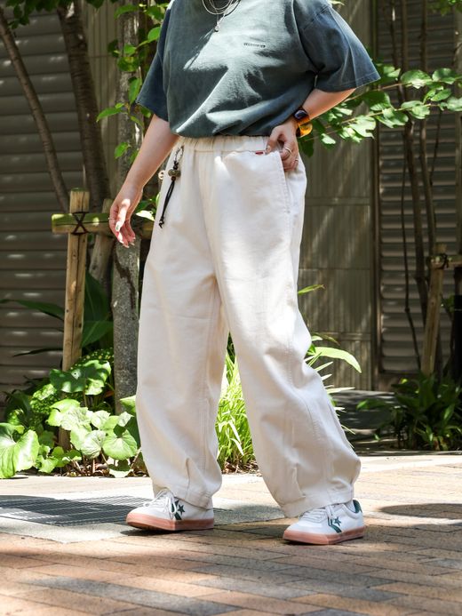 ANACHRONORM HEM TUCK EASY PANTS / Kinari