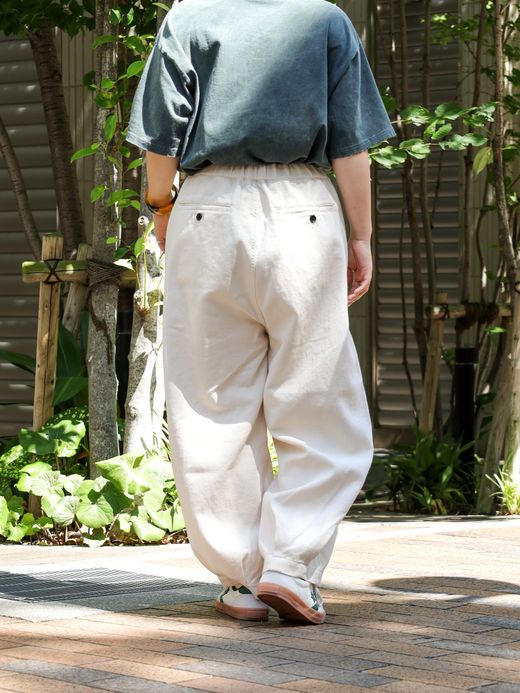 ANACHRONORM HEM TUCK EASY PANTS / Kinari