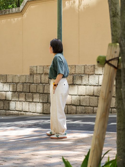 ANACHRONORM HEM TUCK EASY PANTS / Kinari