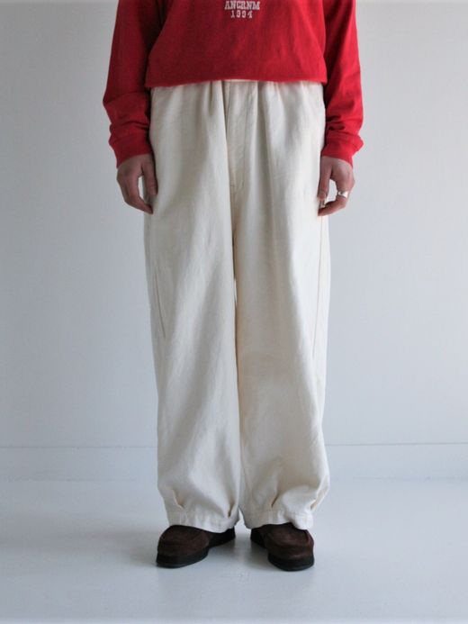 ANACHRONORM HEM TUCK EASY PANTS / Kinari