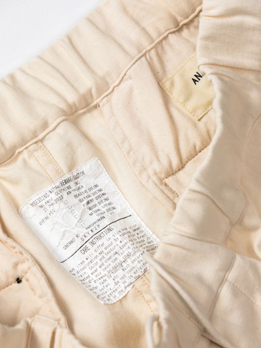 ANACHRONORM HEM TUCK EASY PANTS / Kinari