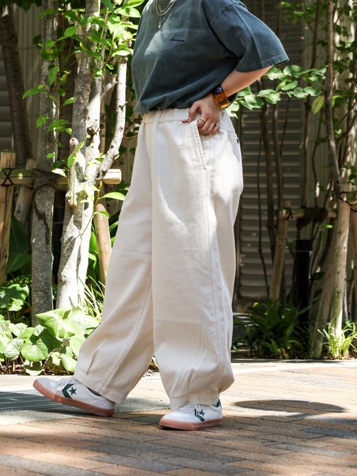 ANACHRONORM HEM TUCK EASY PANTS / Kinari