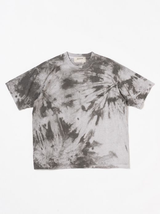 ANACHRONORM UNEVEN DYE S/S T-S / White
