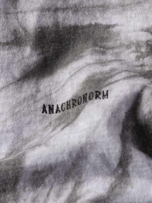 ANACHRONORM UNEVEN DYE S/S T-S / White