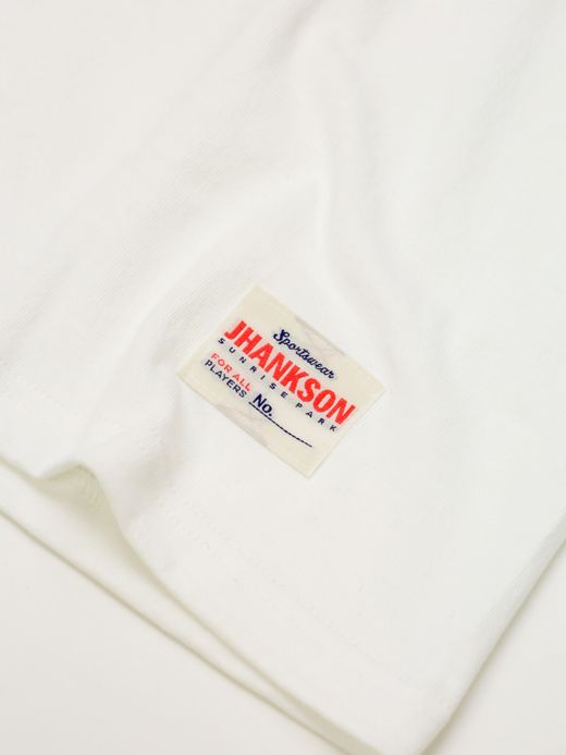 JHANKSON BASEBALL S/S TEE / White×roc