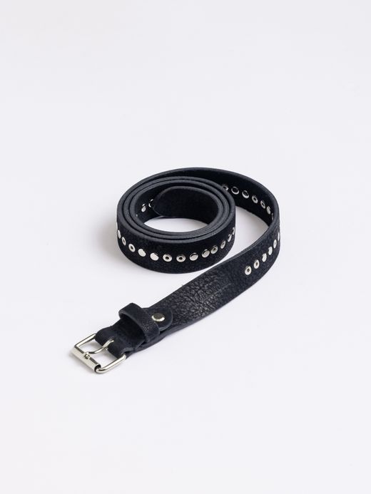 ANACHRONORM DECORATIVE LEATHER BELT / Black