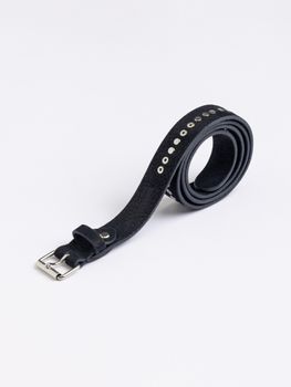 DECORATIVE LEATHER BELT / Black