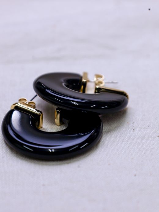 ing ITALIAN PLASTIC DISK PLATE BLACK / Black