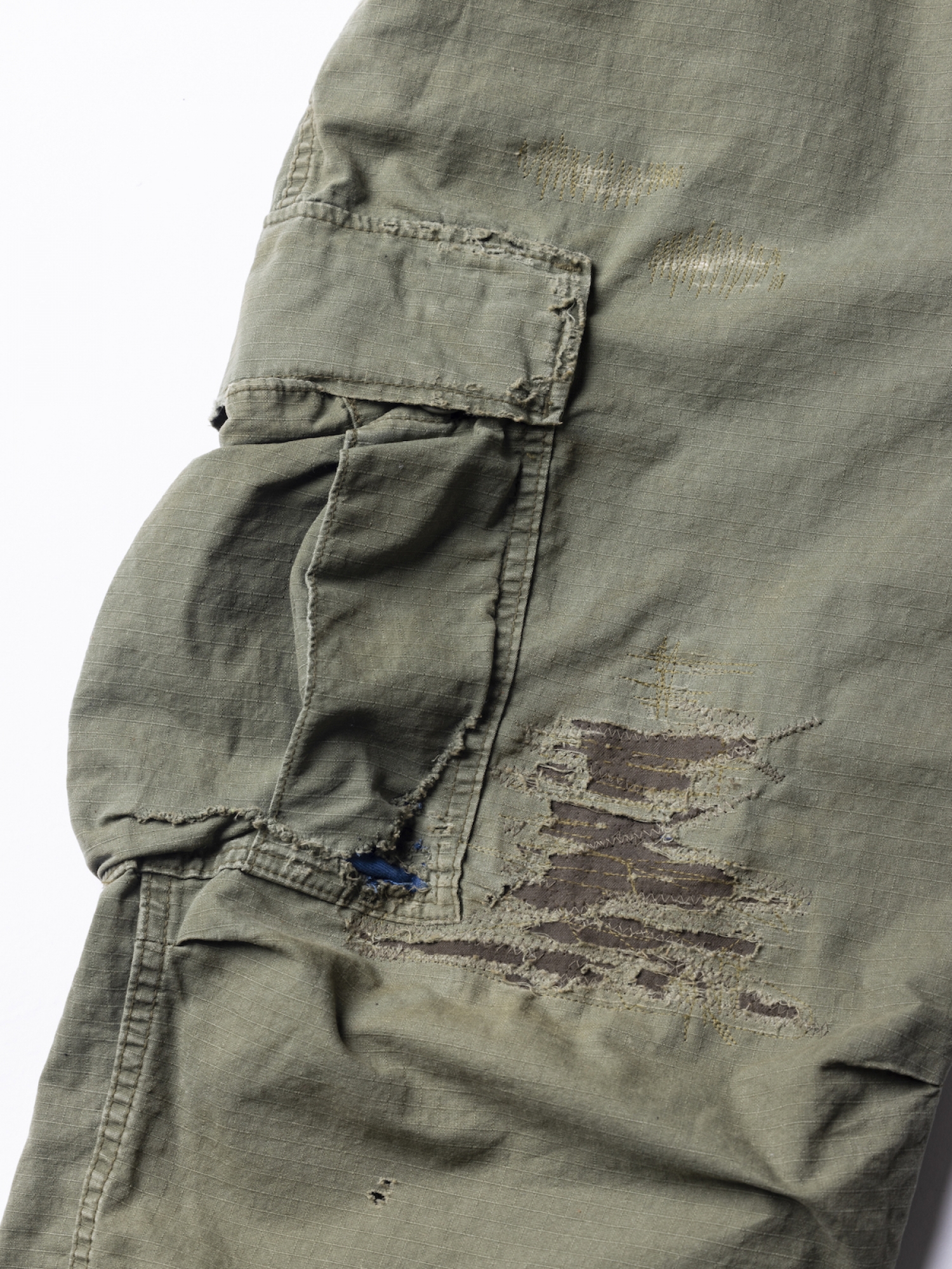 ANACHRONORM REMAKED FATIGUE PANTS / Olive | FLATBUSH