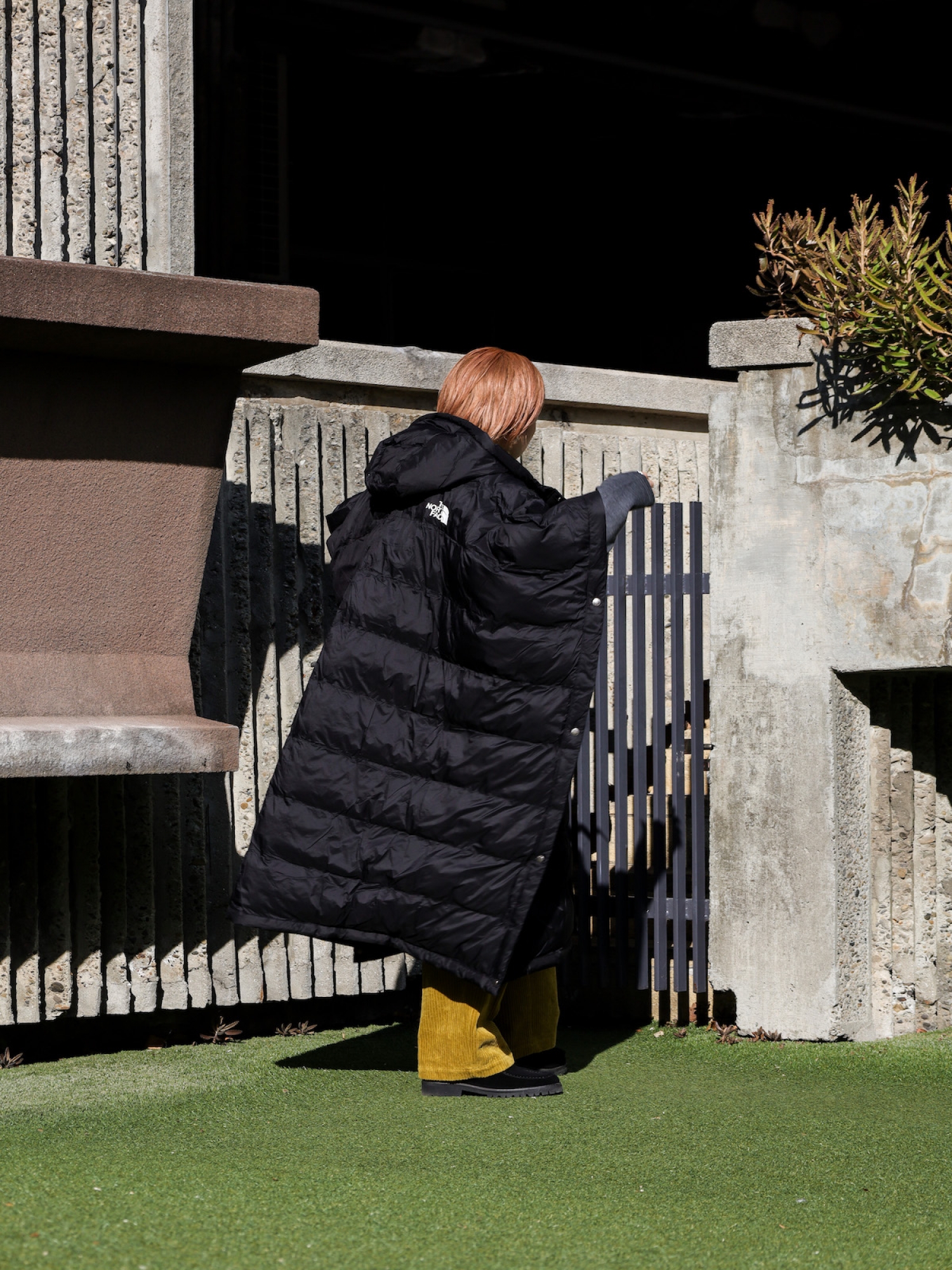 THE NORTH FACE PADDED PONCHO COAT / ブラック | FLATBUSH