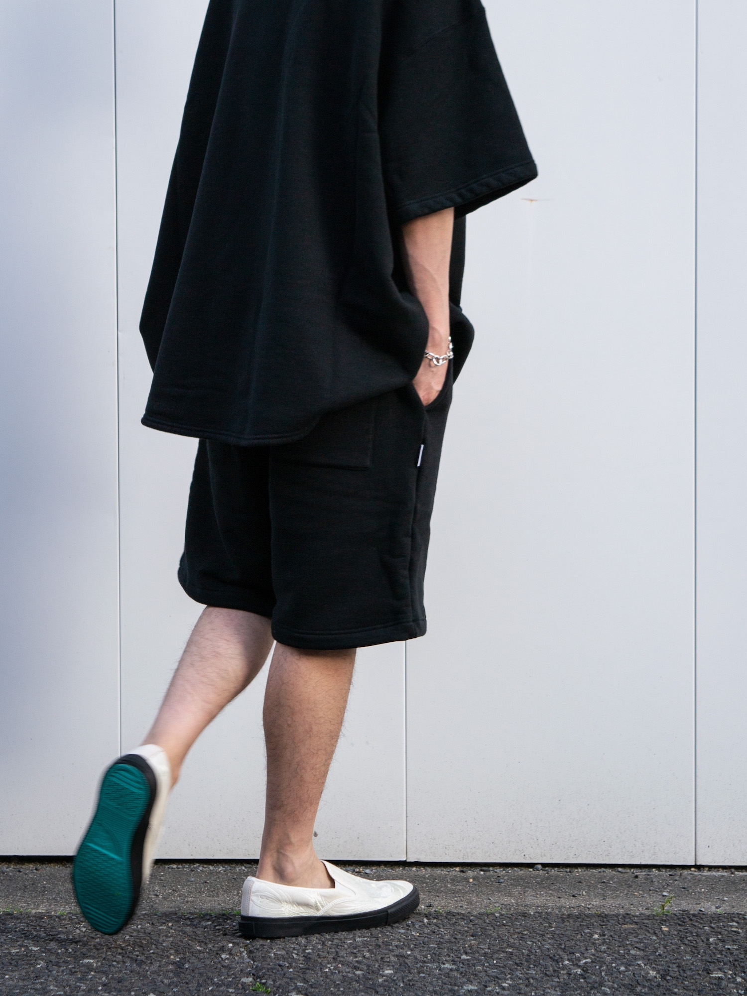 S.F.C SWEAT SHORTS / Black | FLATBUSH（フラットブッシュ
