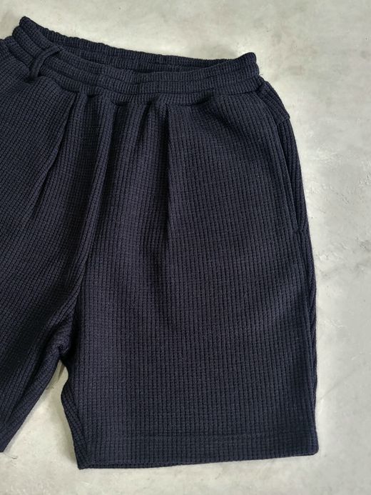 VOO WAFFLE SHORTS / Black