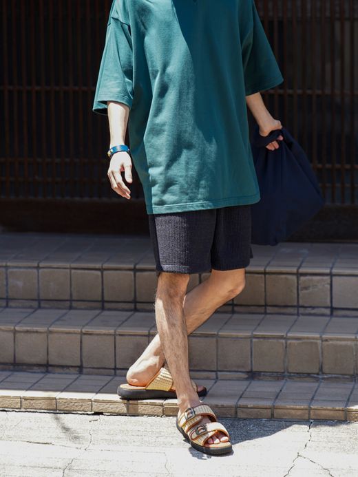 VOO WAFFLE SHORTS / Black