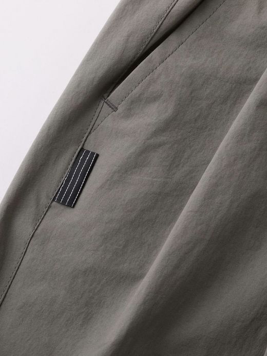 S.F.C WIDE TWO TUCK PANTS(NYLON) / Greige