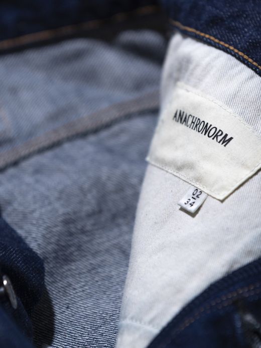 ANACHRONORM SUSTAINABLE SELVAGE STRAIGHT 5P PANTS TYPE-NEW π / Indigo