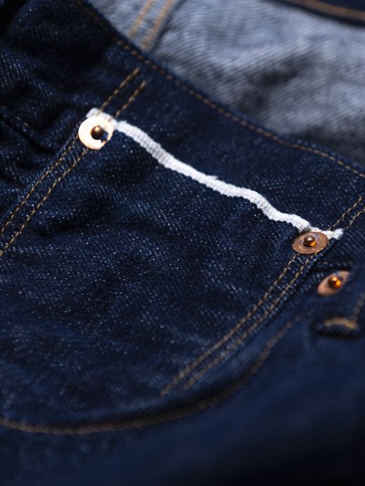ANACHRONORM SUSTAINABLE SELVAGE STRAIGHT 5P PANTS TYPE-NEW π / Indigo