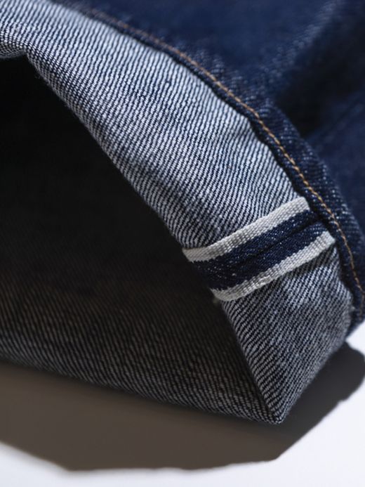 ANACHRONORM SUSTAINABLE SELVAGE STRAIGHT 5P PANTS TYPE-NEW π / Indigo