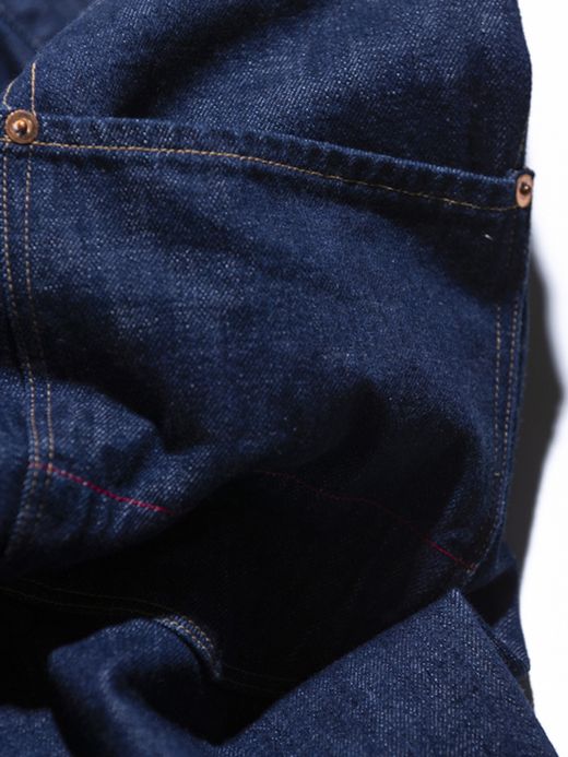 ANACHRONORM SUSTAINABLE SELVAGE STRAIGHT 5P PANTS TYPE-NEW π / Indigo