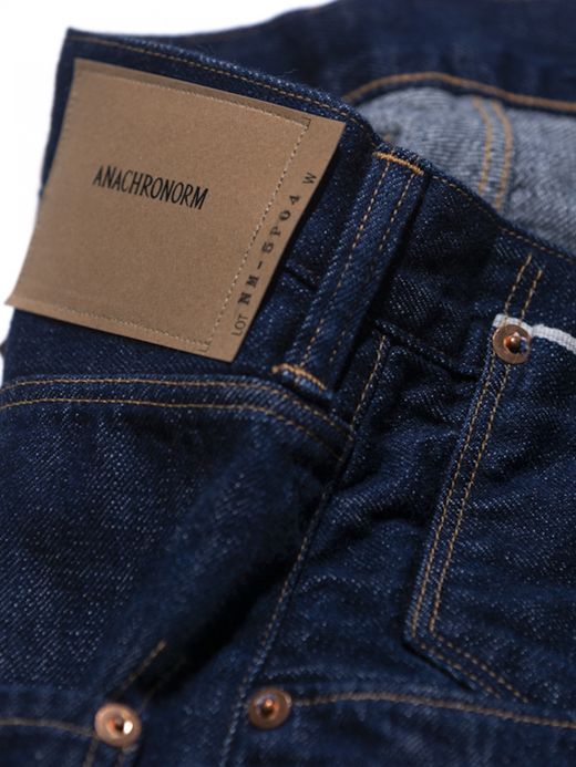 ANACHRONORM SUSTAINABLE SELVAGE STRAIGHT 5P PANTS TYPE-NEW π / Indigo