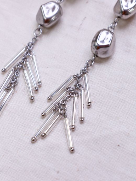 ing ROCKY BLOCK FRINGE / Silver
