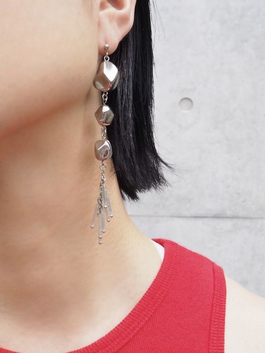ing ROCKY BLOCK FRINGE / Silver