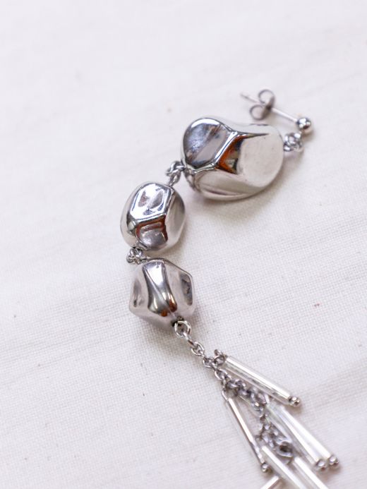 ing ROCKY BLOCK FRINGE / Silver