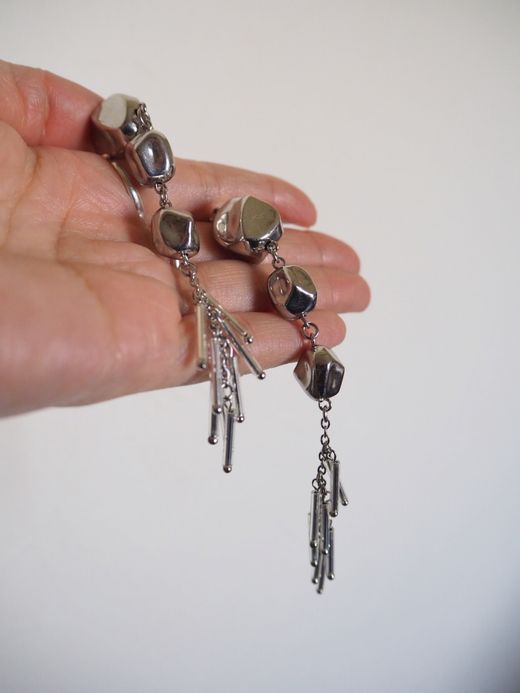 ing ROCKY BLOCK FRINGE / Silver