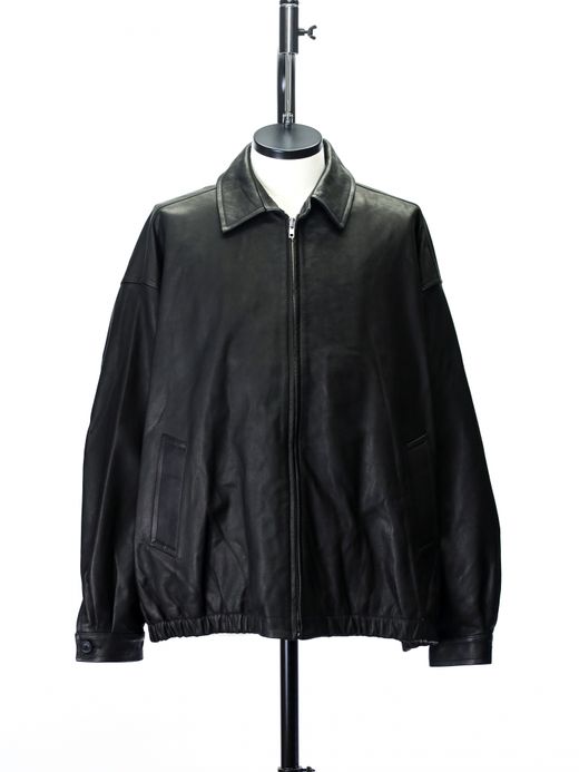 S.F.C SFC LEATHER BIG JACKET / Black