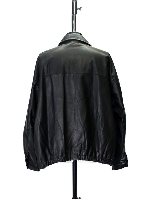 S.F.C SFC LEATHER BIG JACKET / Black