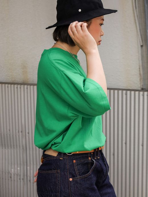 ANACHRONORM STANDARD EMB S/S T-S / Green