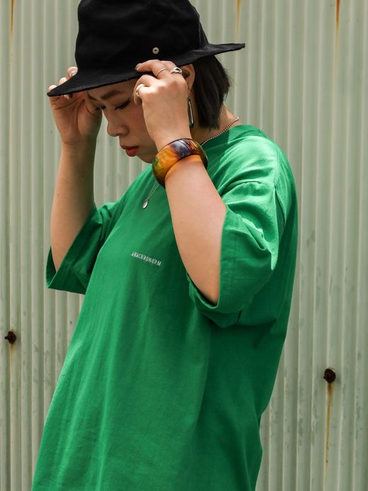 ANACHRONORM STANDARD EMB S/S T-S / Green