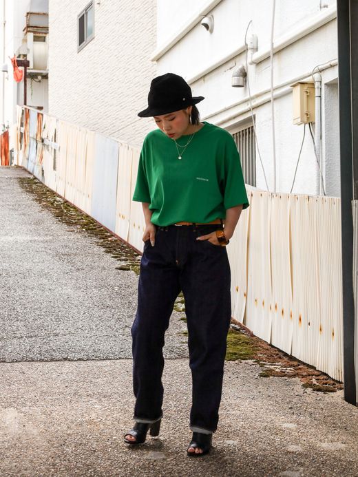 ANACHRONORM STANDARD EMB S/S T-S / Green