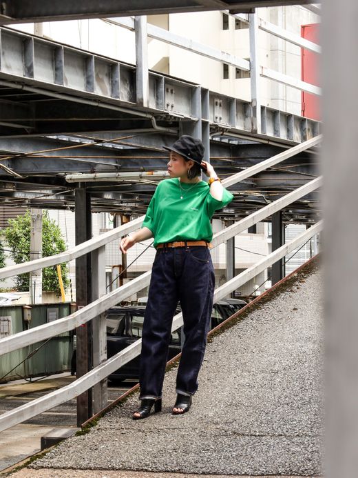 ANACHRONORM STANDARD EMB S/S T-S / Green