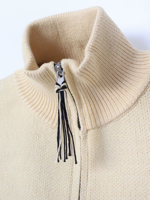 AMBERGLEAM FRINGE VEST SWEATER / 2colors