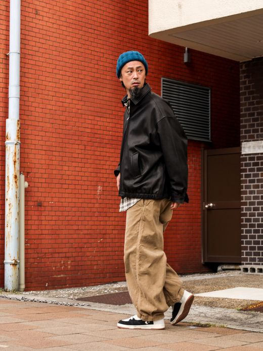 ANACHRONORM HEM TUCK EASY PANTS (CORDUROY) / Beige