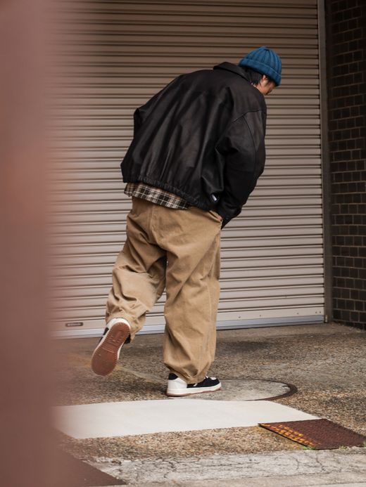 ANACHRONORM HEM TUCK EASY PANTS (CORDUROY) / Beige