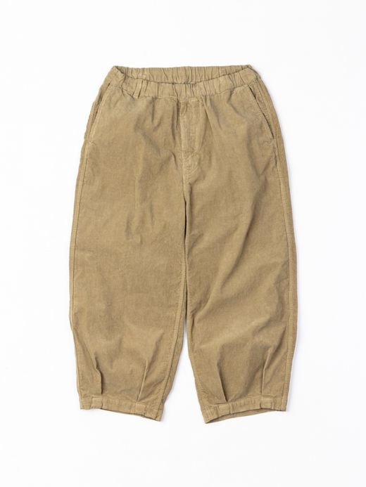 ANACHRONORM HEM TUCK EASY PANTS (CORDUROY) / Beige