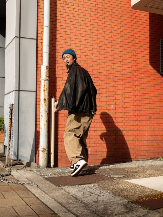 ANACHRONORM HEM TUCK EASY PANTS (CORDUROY) / Beige