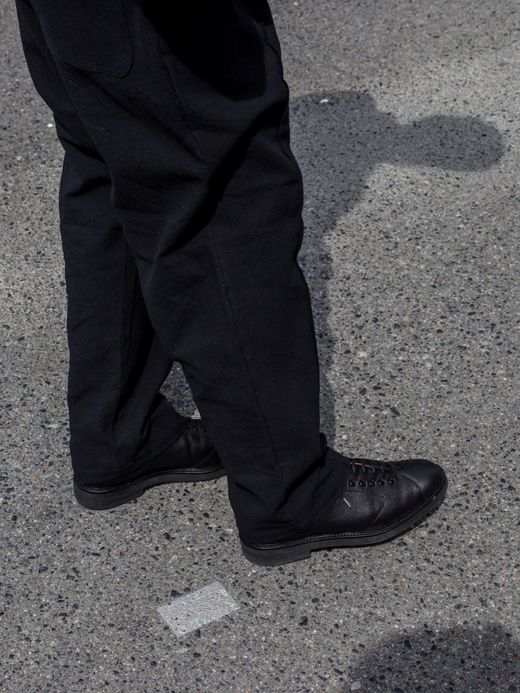 VOO LINEN EZ SLACKS / Black