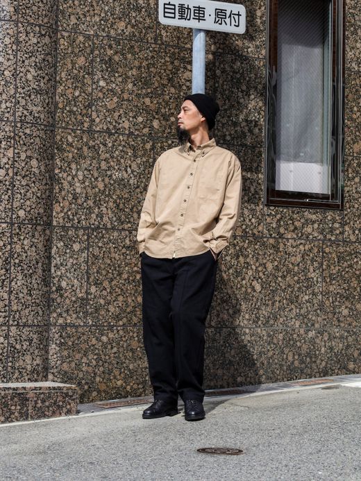 VOO LINEN EZ SLACKS / Black