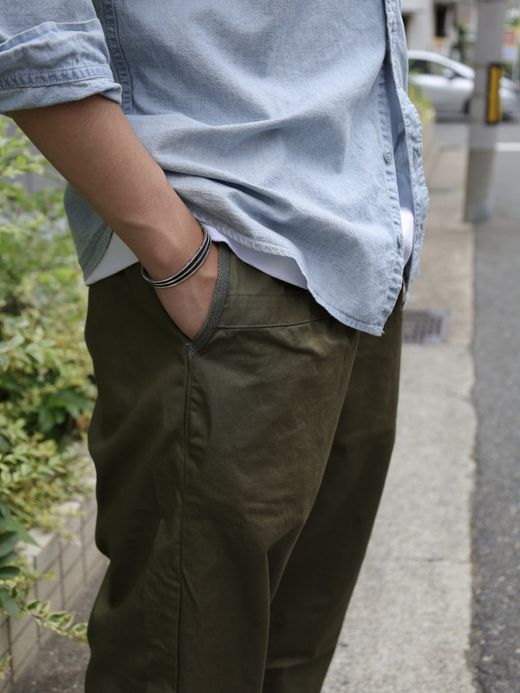 remilla ボートジップパンツ / Khk