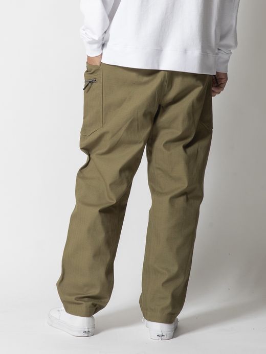 ROARK REVIVAL NEW BAKER PANTS FIREPROOF-RELAX TAPERED FIT / Army
