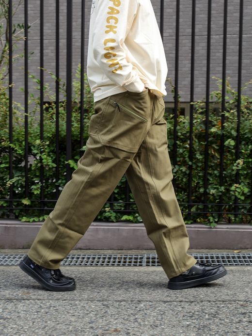 ROARK REVIVAL NEW BAKER PANTS FIREPROOF-RELAX TAPERED FIT / Army