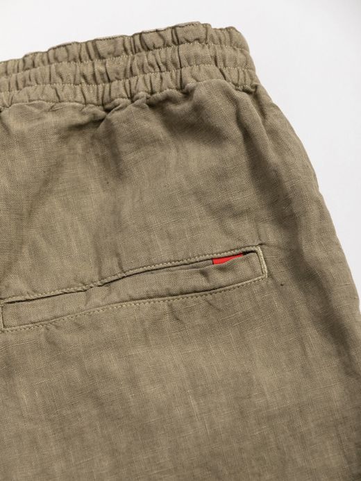 ANACHRONORM OVER DYE TAPERED EASY PANTS / Light olive